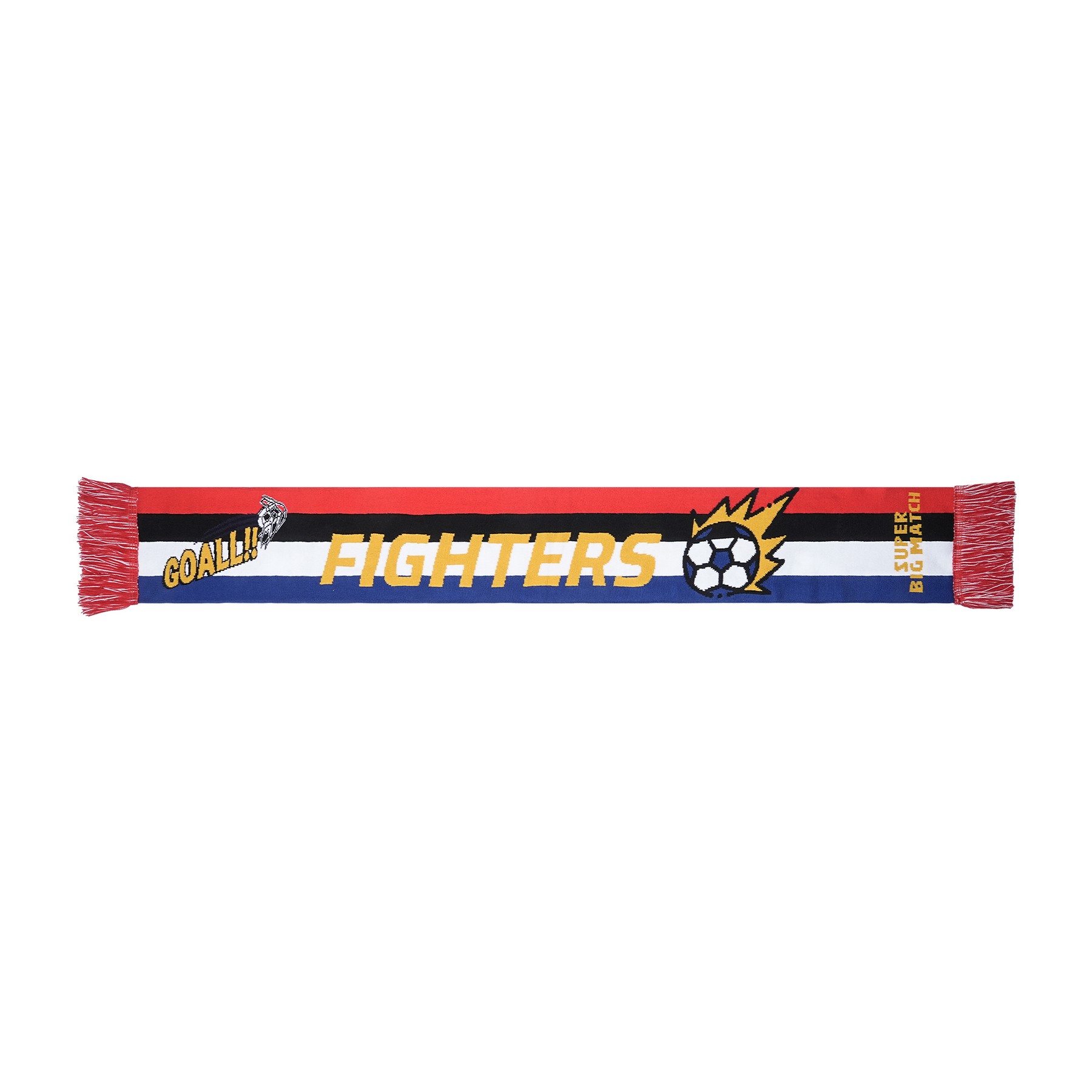 Jacquard Knit Soccer Scarf — view 2