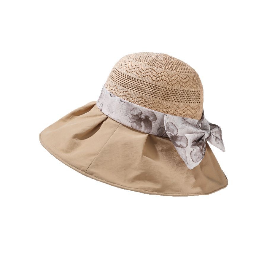 Scarf Tie Polyester Sun Hat — view 2