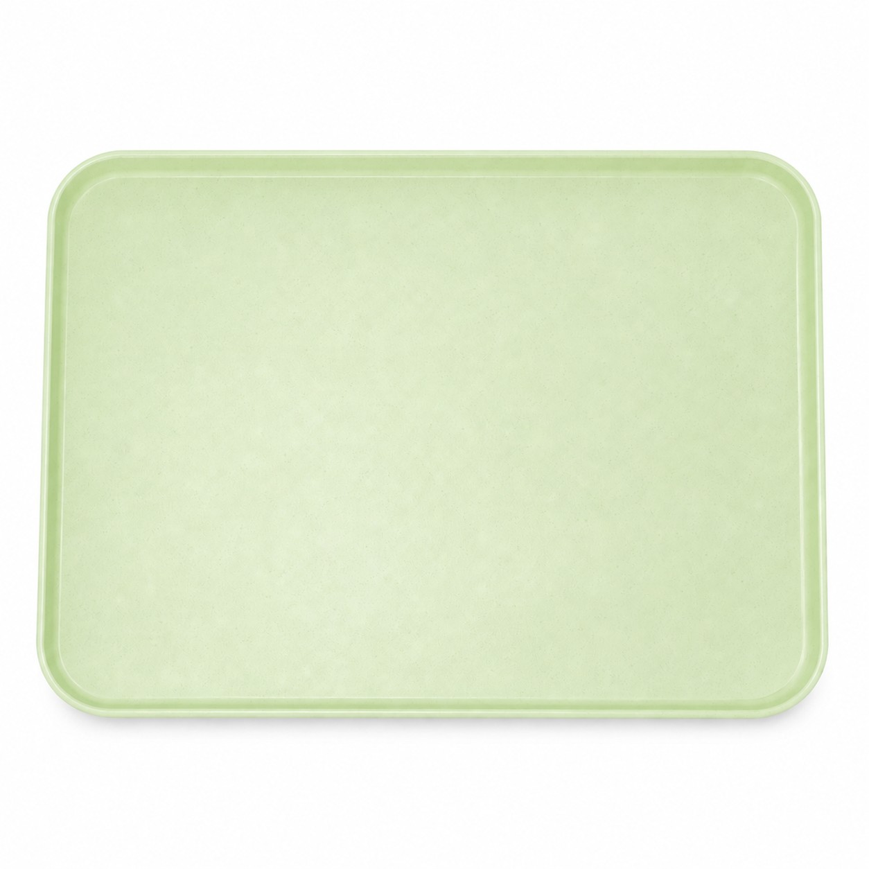 Large Reusable Plastic Serving Tray — Light Green