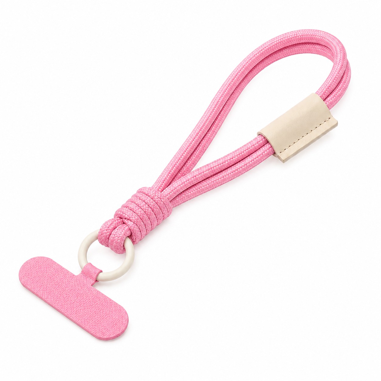 Polyester Phone Tether Patch Wrist Strap — view 2