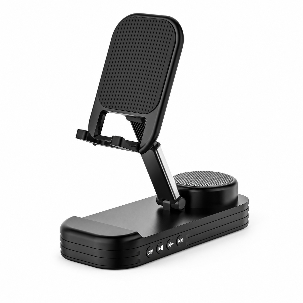 Adjustable Phone Stand With Bluetooth Speaker — view 2