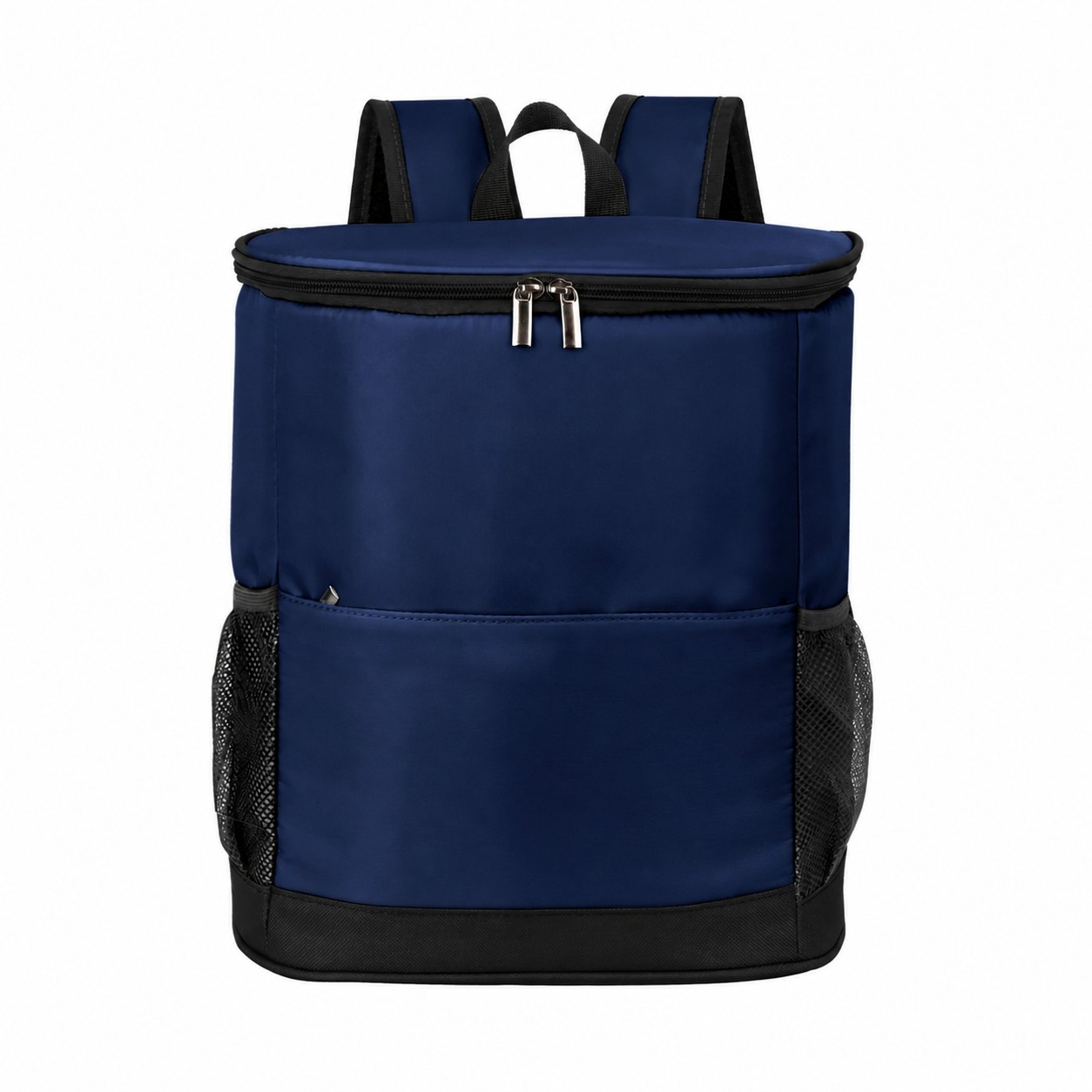 Nylon Backpack Cooler — Navy Blue