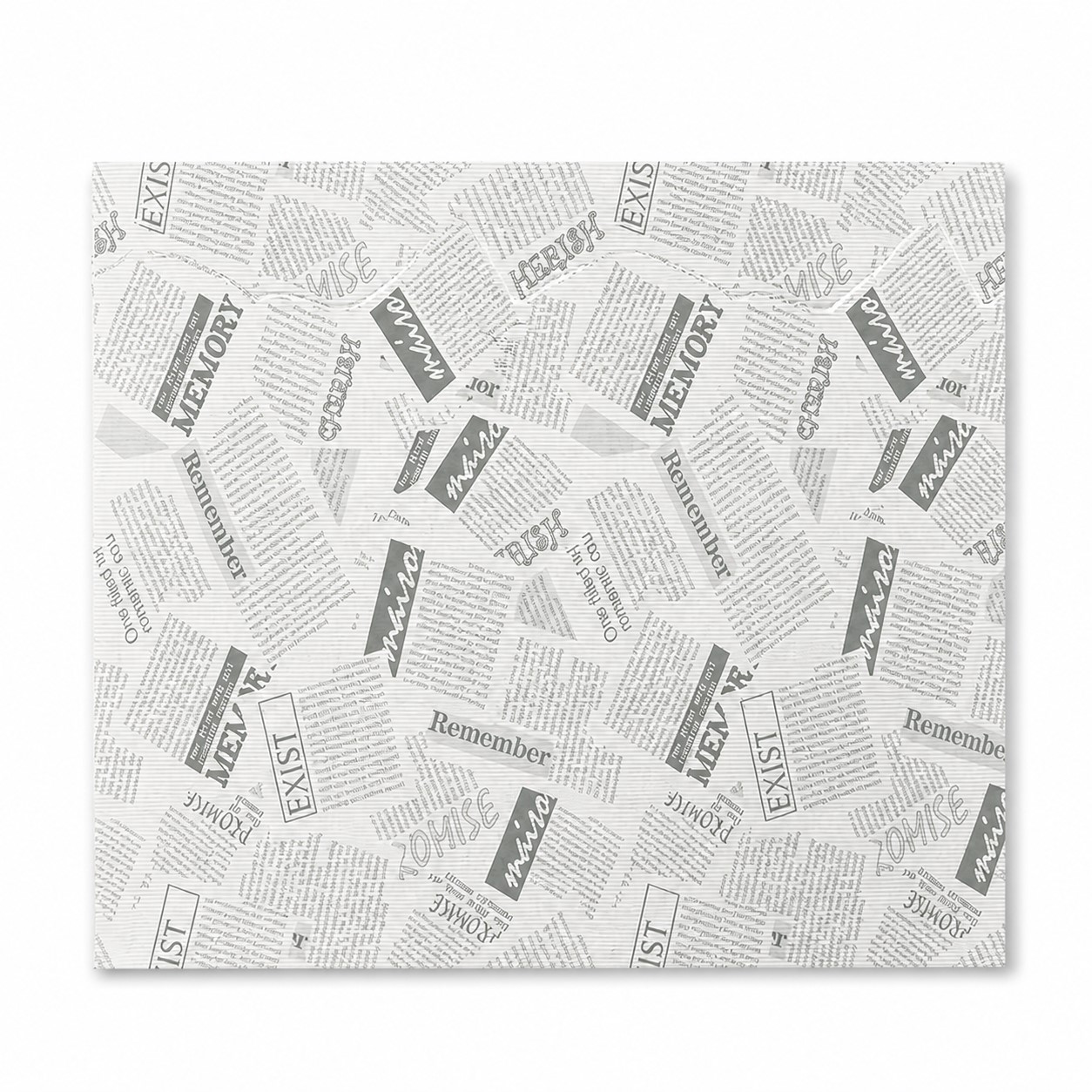 Square Deli Wax Paper Sheets — Nickel Silver