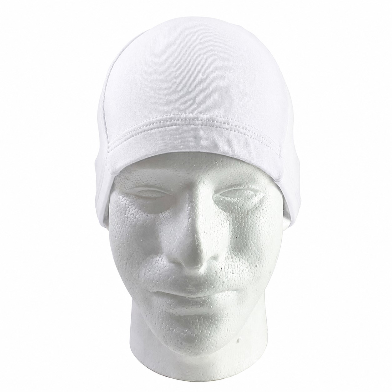 Pullover Spandex Wig Liner Cap — White