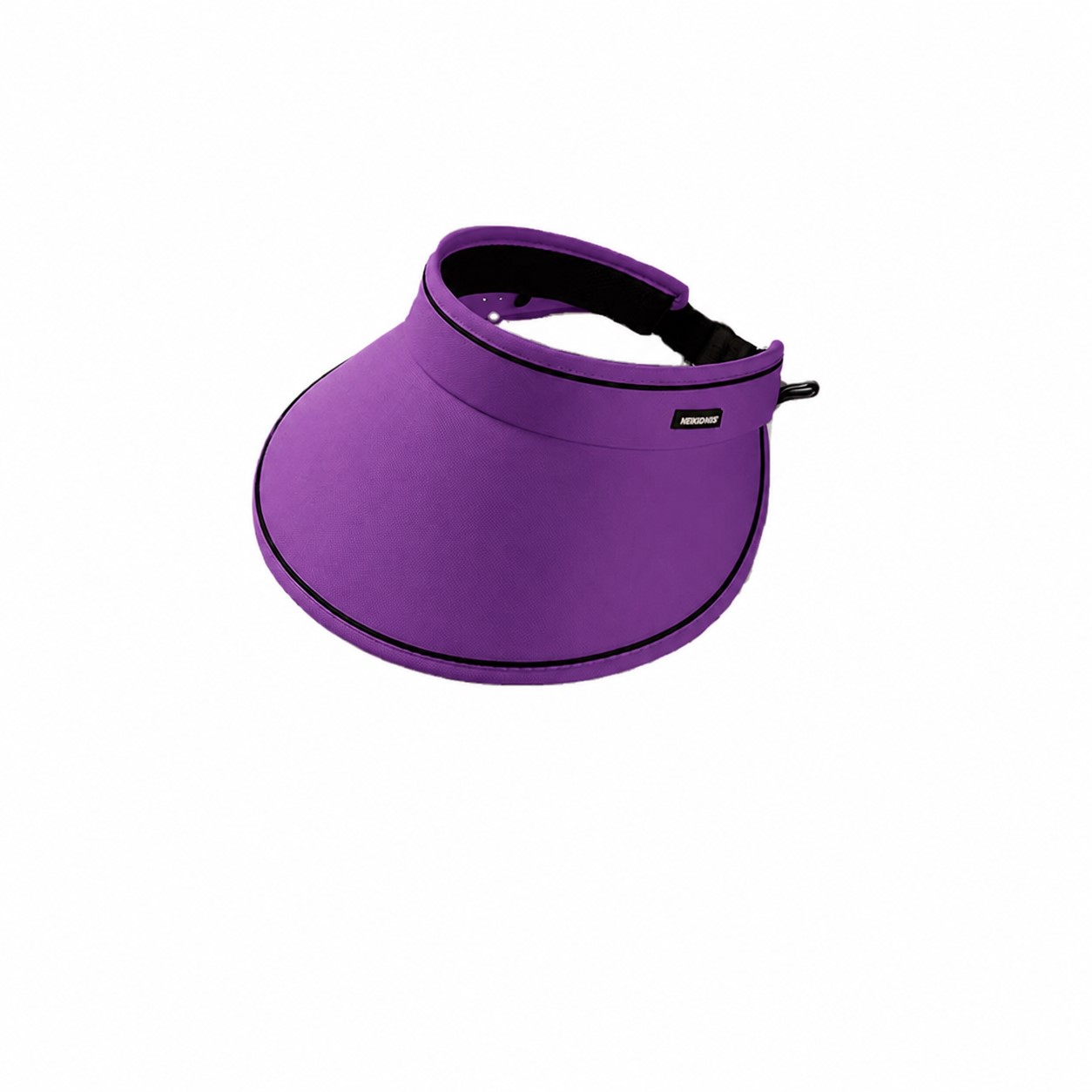 Polyester Open Crown Shade Visor — Purple
