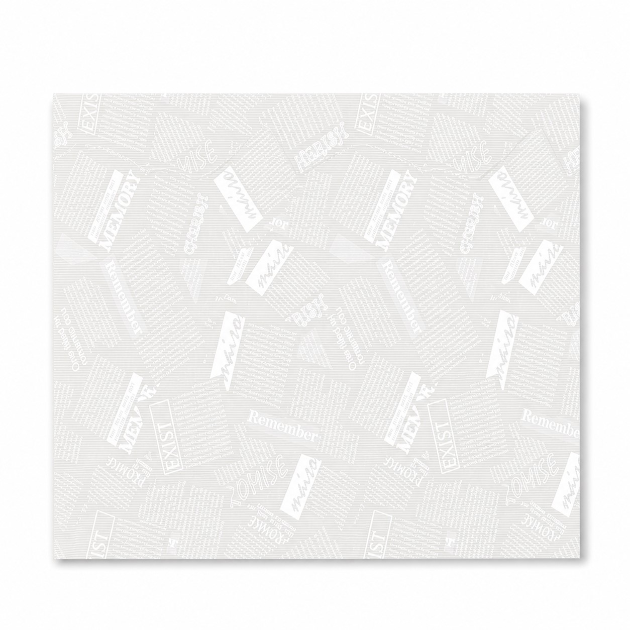 Square Deli Wax Paper Sheets — Clear White