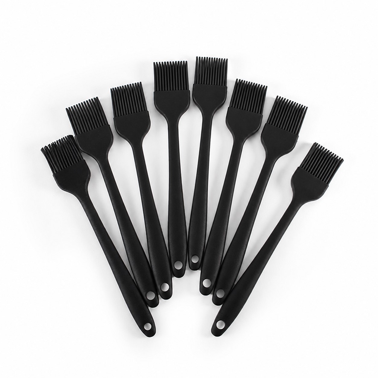 Silicone Basting Brush With Long Handle — Black