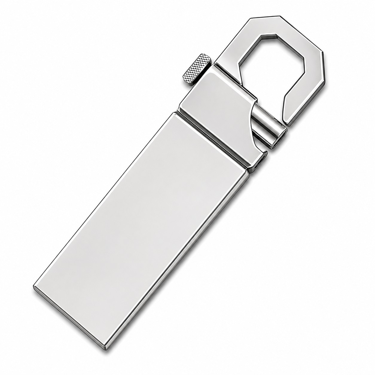 Metal Key Ring USB Flash Drive — view 2