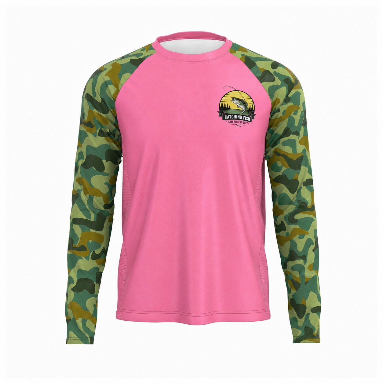 UPF 50 Fishing Sun Shirt — Pink
