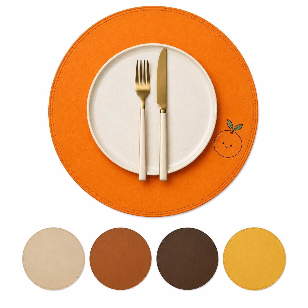 Round 15" EVA Foam Table Placemat