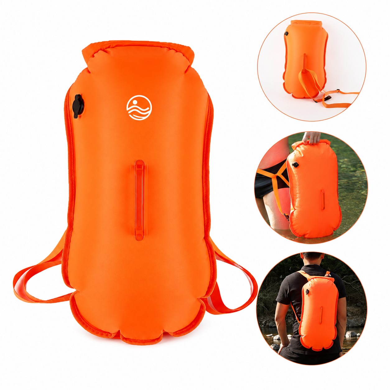 Dual Purpose Polyester Swim Float Pack
