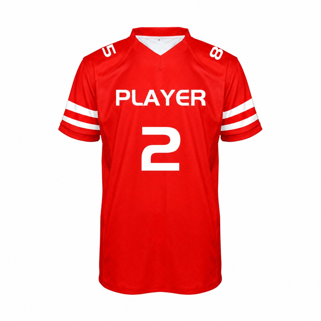 Polyester Rugby Team Jersey — Red