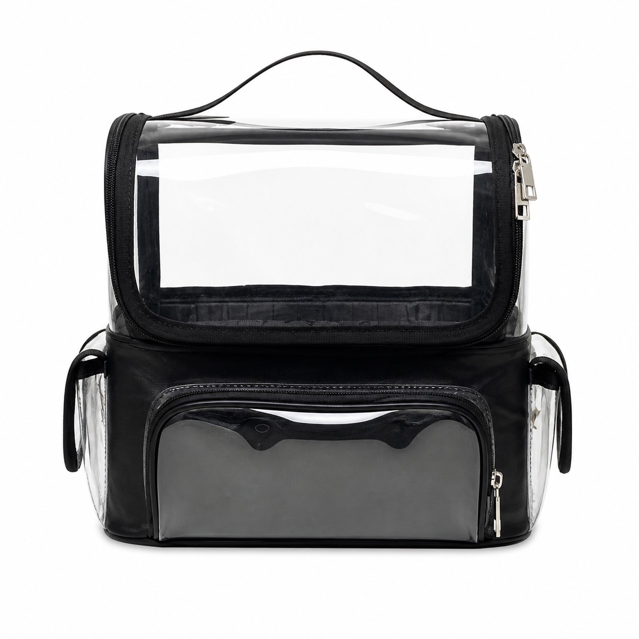 Clear PVC Compartment Cosmetic Organizer Bag — view 2