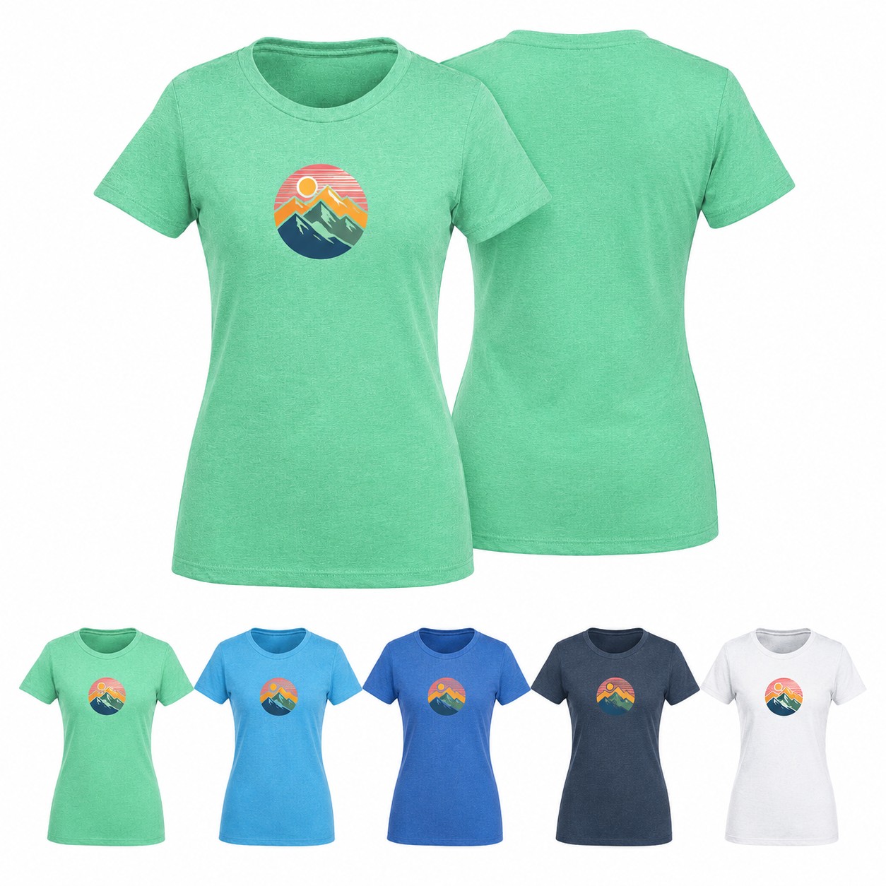 Cotton Polyester Blend Ladies Tee