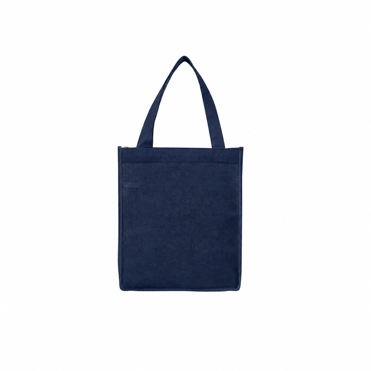 Laminated Non-Woven Tote Bag — Navy Blue