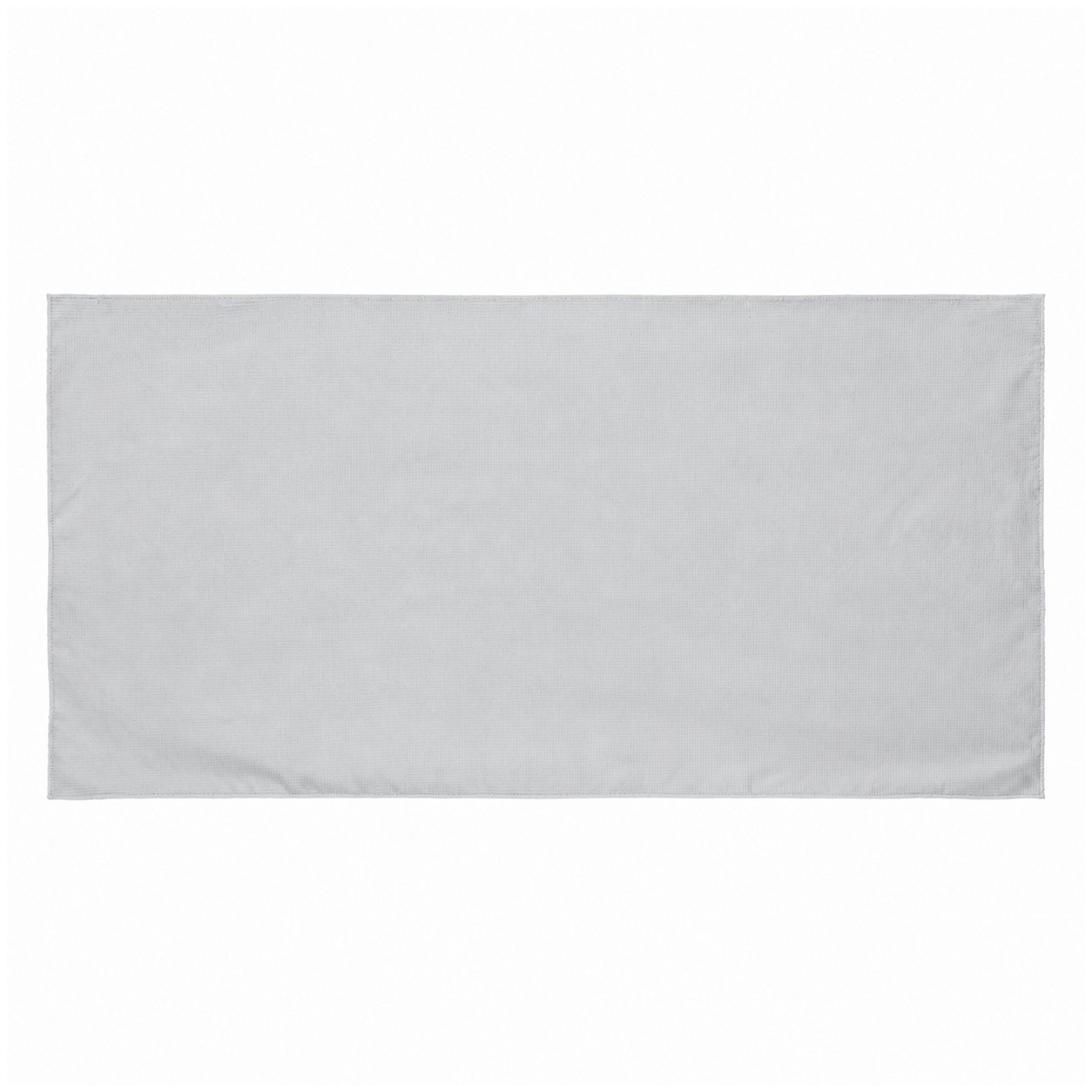Waffle Weave Beach Towel — Silver