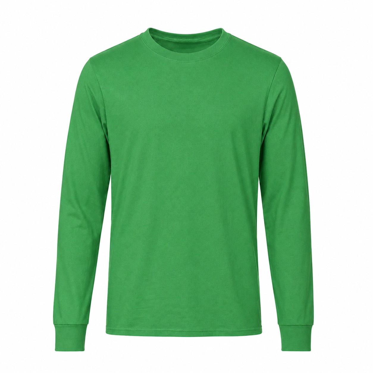 Blend Long Sleeve Crewneck Shirt — Green