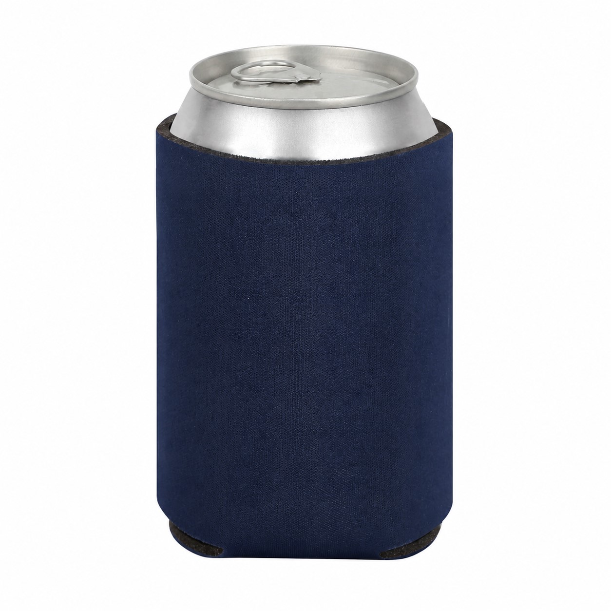 Economy Foam Can Cooler — Navy Blue