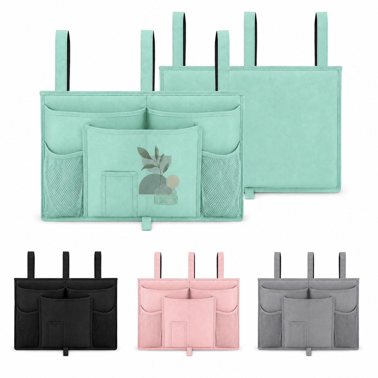 20-Inch Eight-Pocket Bedside Organizer