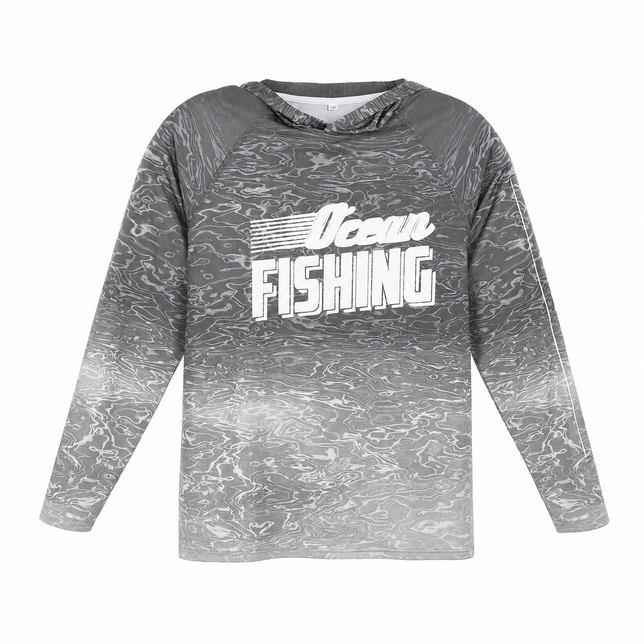 Fishing Sun Hoodie — Gray