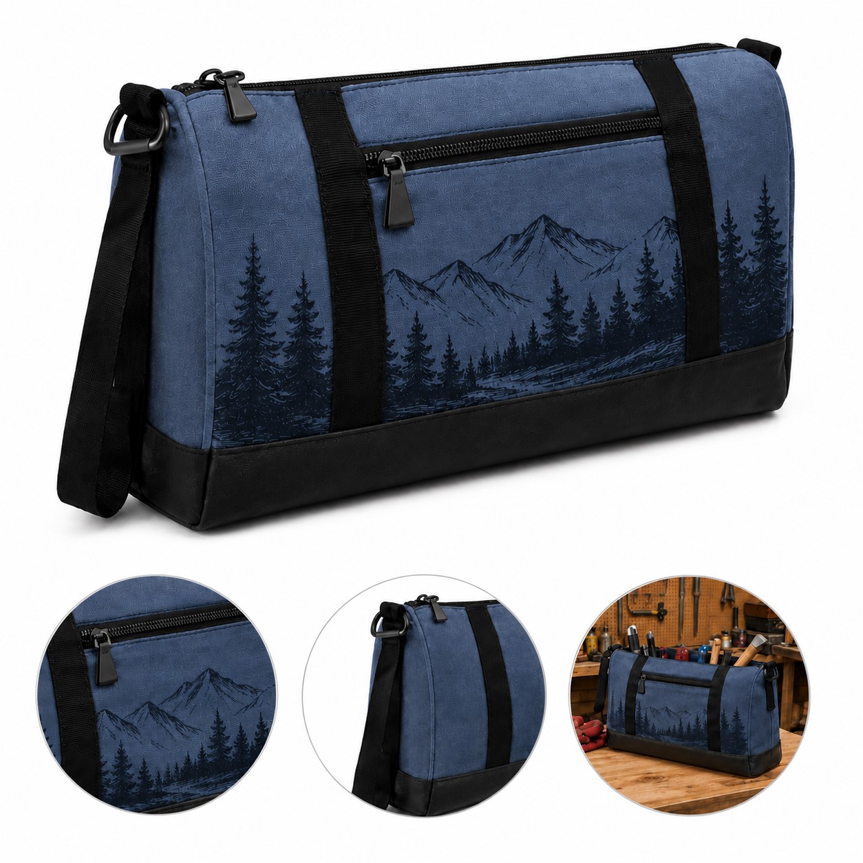 Duck Canvas Tool Bag With Shoulder Strap