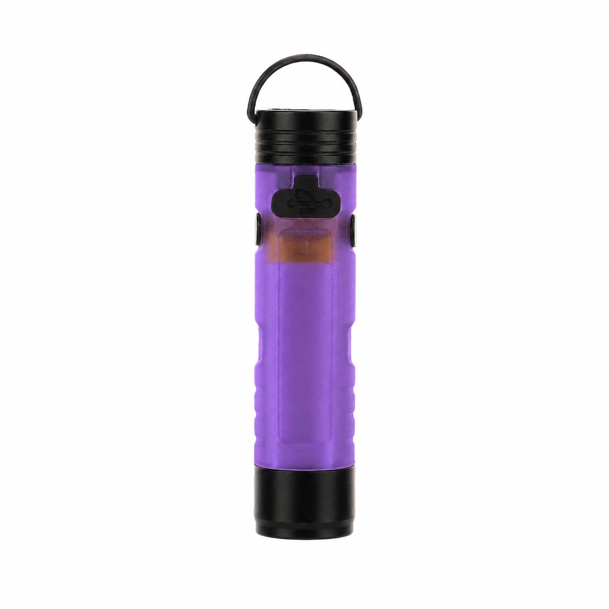 Magnetic Clip Camping Flashlight — Purple