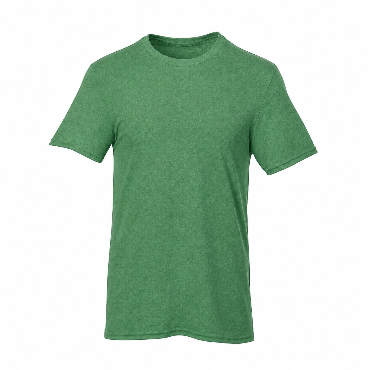 Cotton Crewneck T Shirt — Green