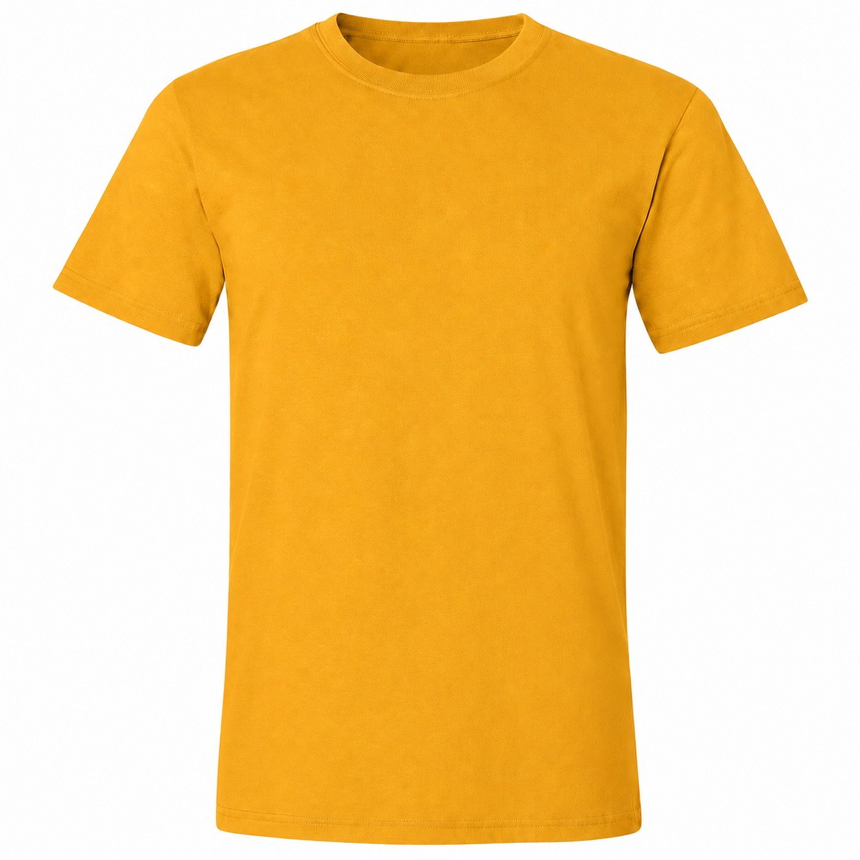 Ringspun Cotton Crewneck T-Shirt — Gold