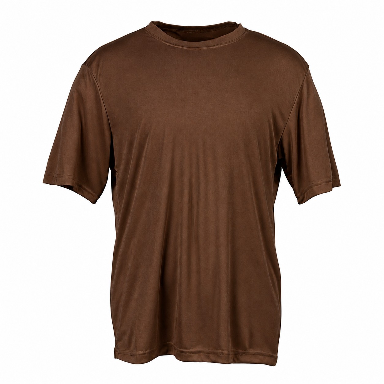 Men's Polyester Athletic T-Shirt — Brown