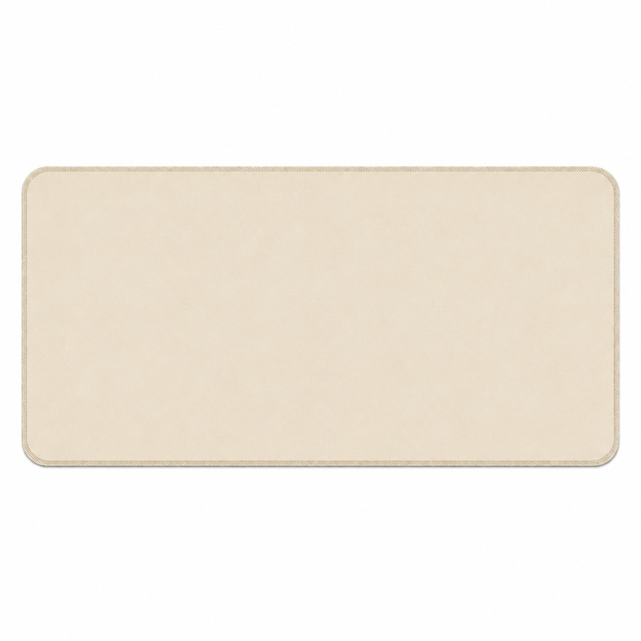 Large Fabric Counter Mat — Natural Beige