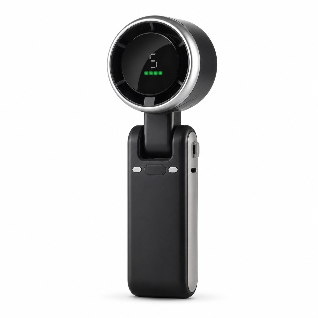 Foldable PVC Turbo Fan With Digital Display — view 2