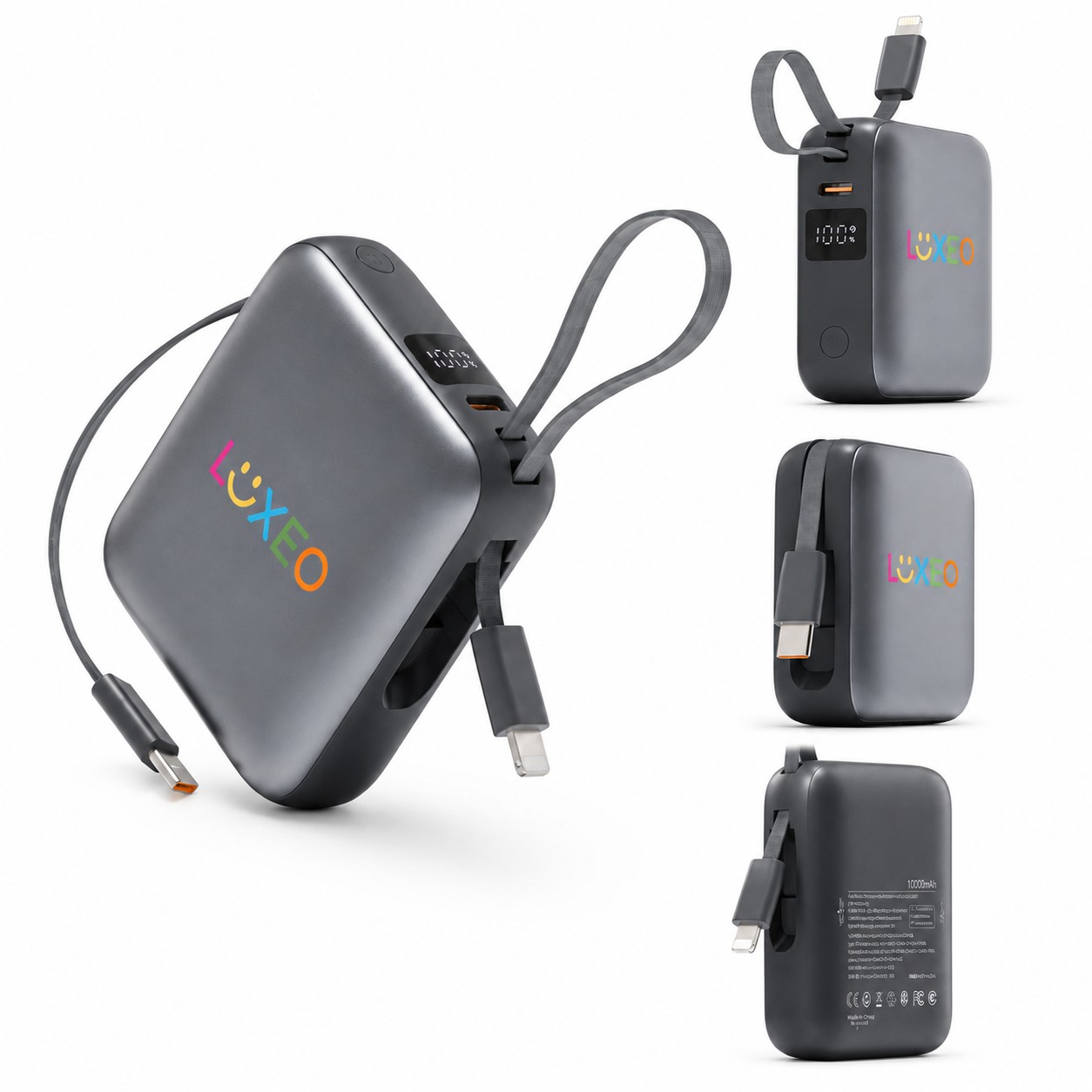 Compact Dual Cable Power Bank