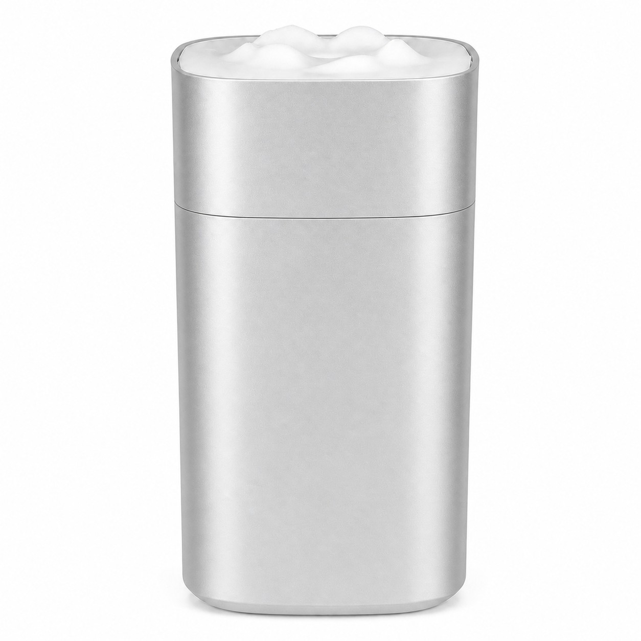 Compact Cool Mist Night Light Humidifier — Silver