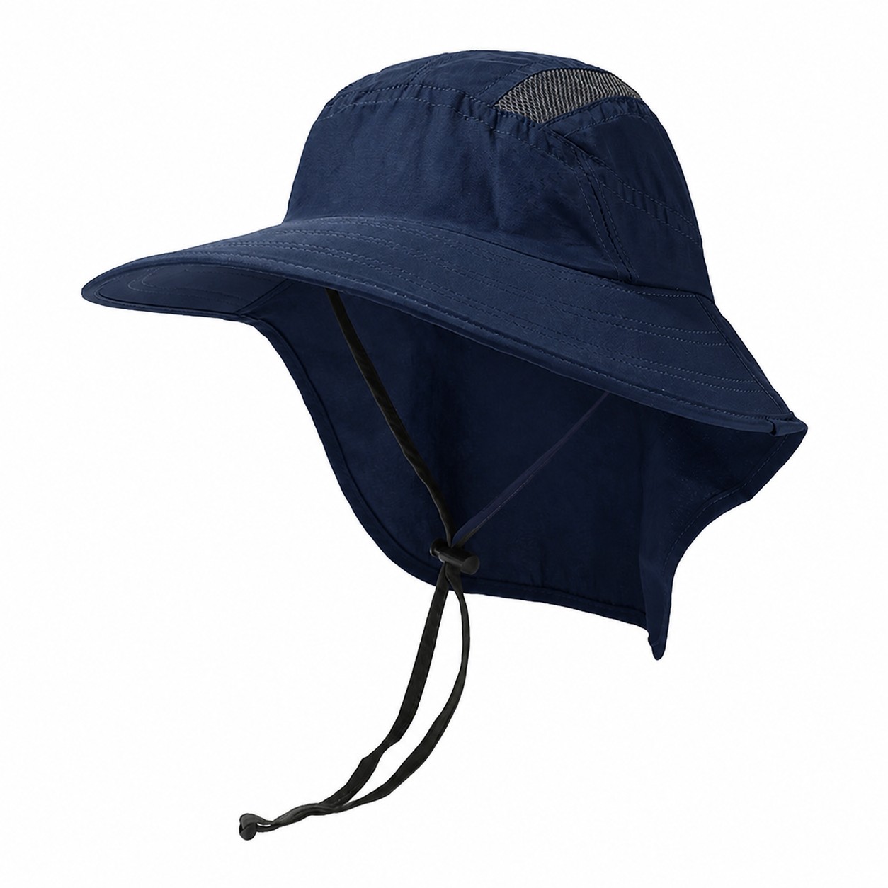 Polyester Neck Flap Safari Cap — view 7