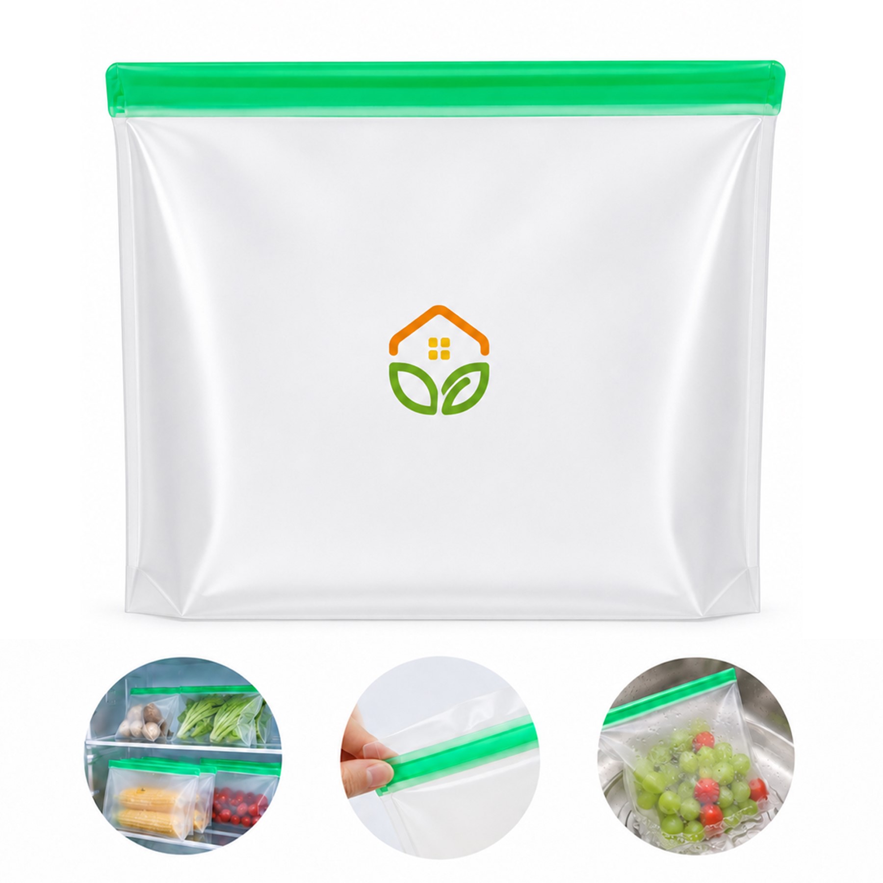 Clear Polyester Reusable Storage Bag