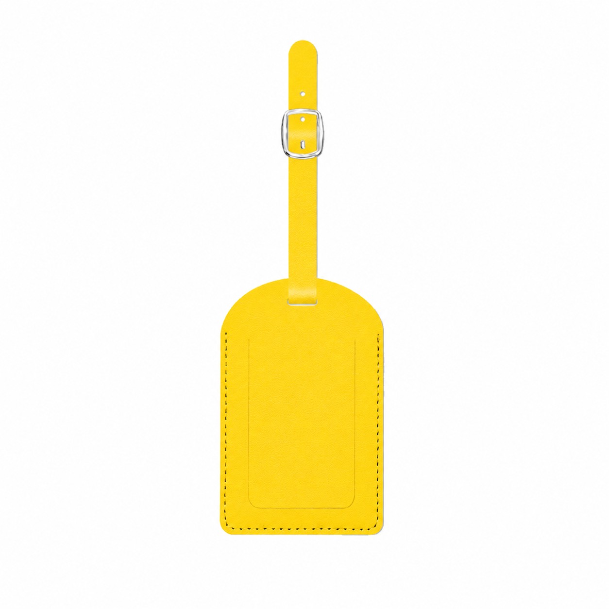 Buckle Strap Travel ID Tag — Yellow