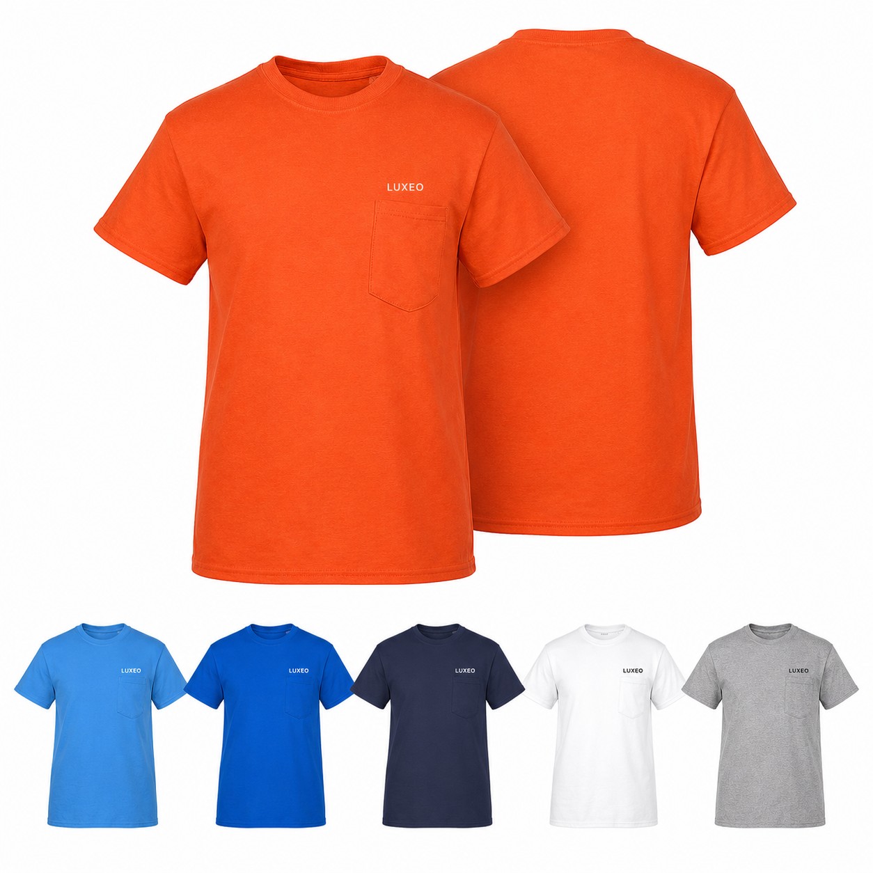 Heavy Cotton Pocket Uniform Tee