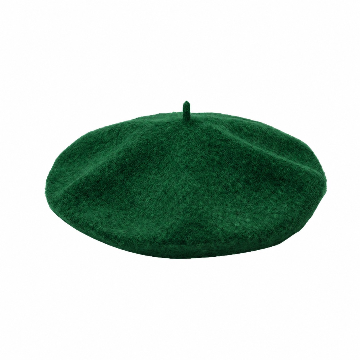 Polyester Vintage Beret Painter Hat — Dark Green