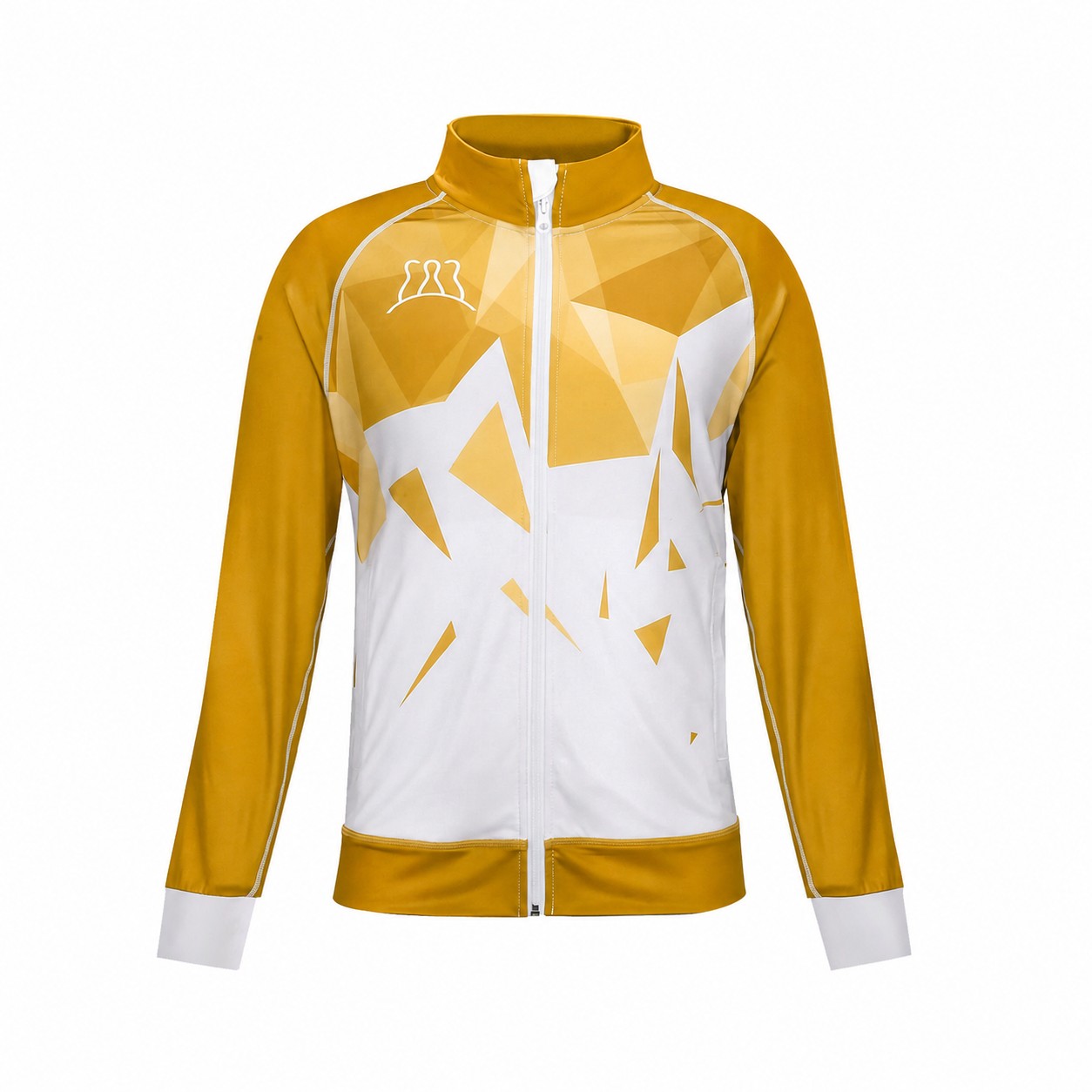 Full Zip Raglan Training Jacket — Gold