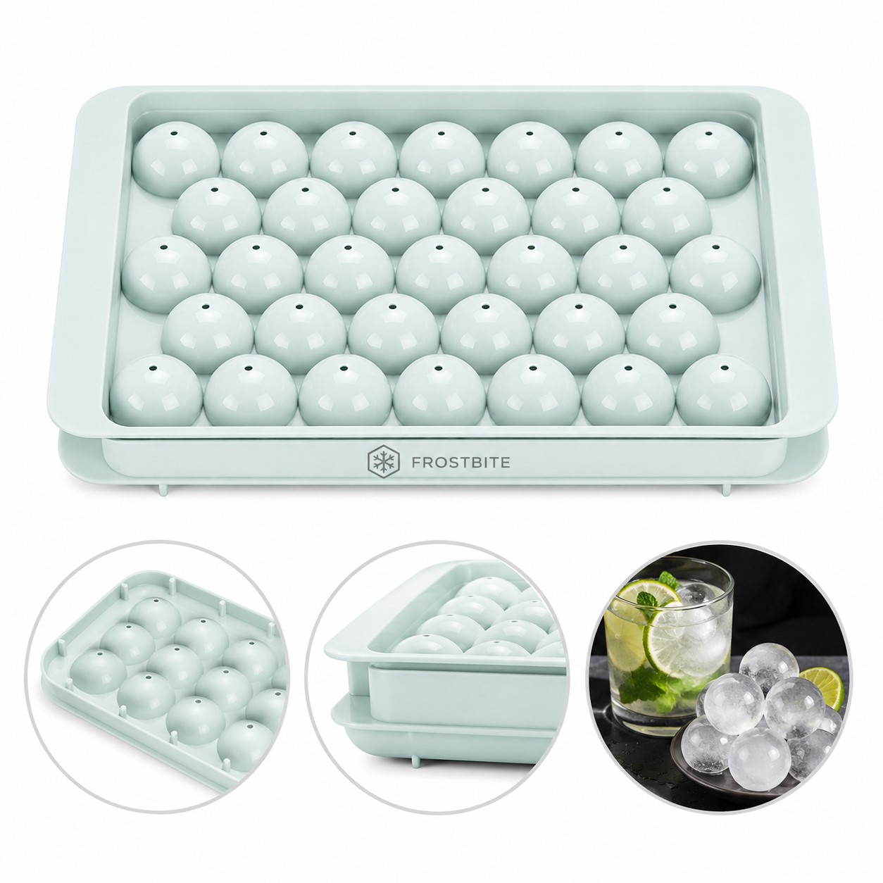 Multi Cavity Silicone Sphere Ice Mold
