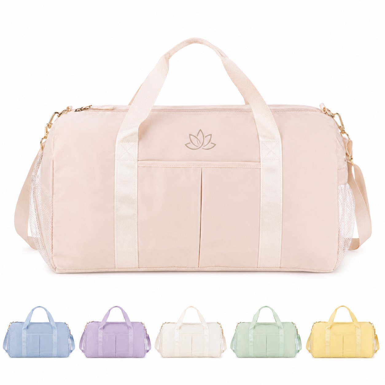 18.9-Inch Sports Duffel Bag With Shoe Compartment