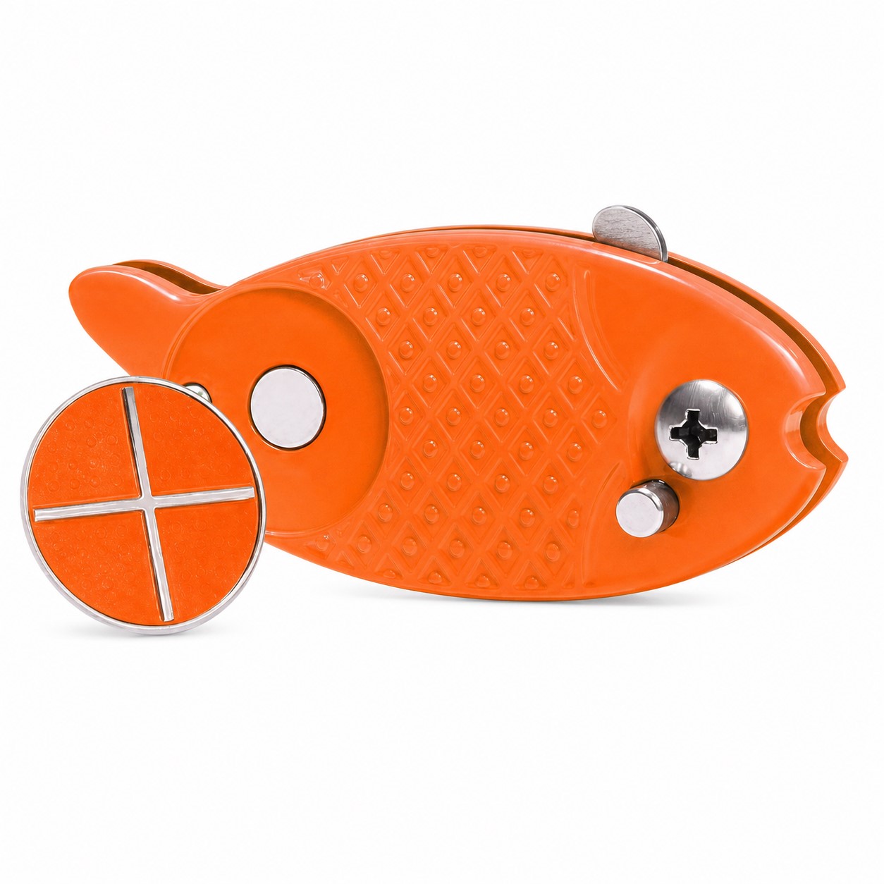 Fish Shaped Stainless Steel Divot Tool — view 2