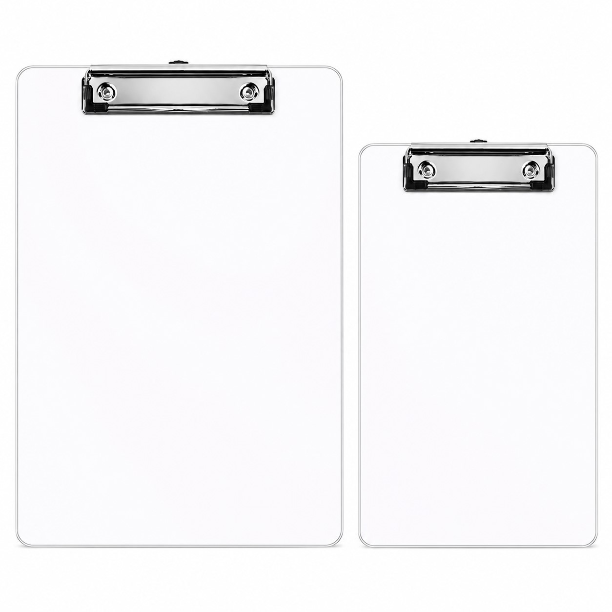 Clear Acrylic Clipboard With Retractable Hook — view 2