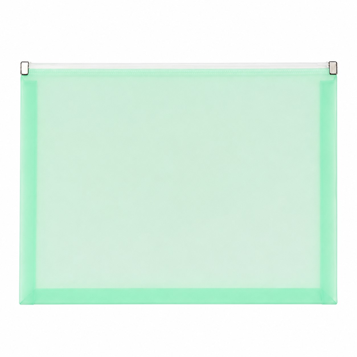 Large Zippered Document File Envelope — view 2