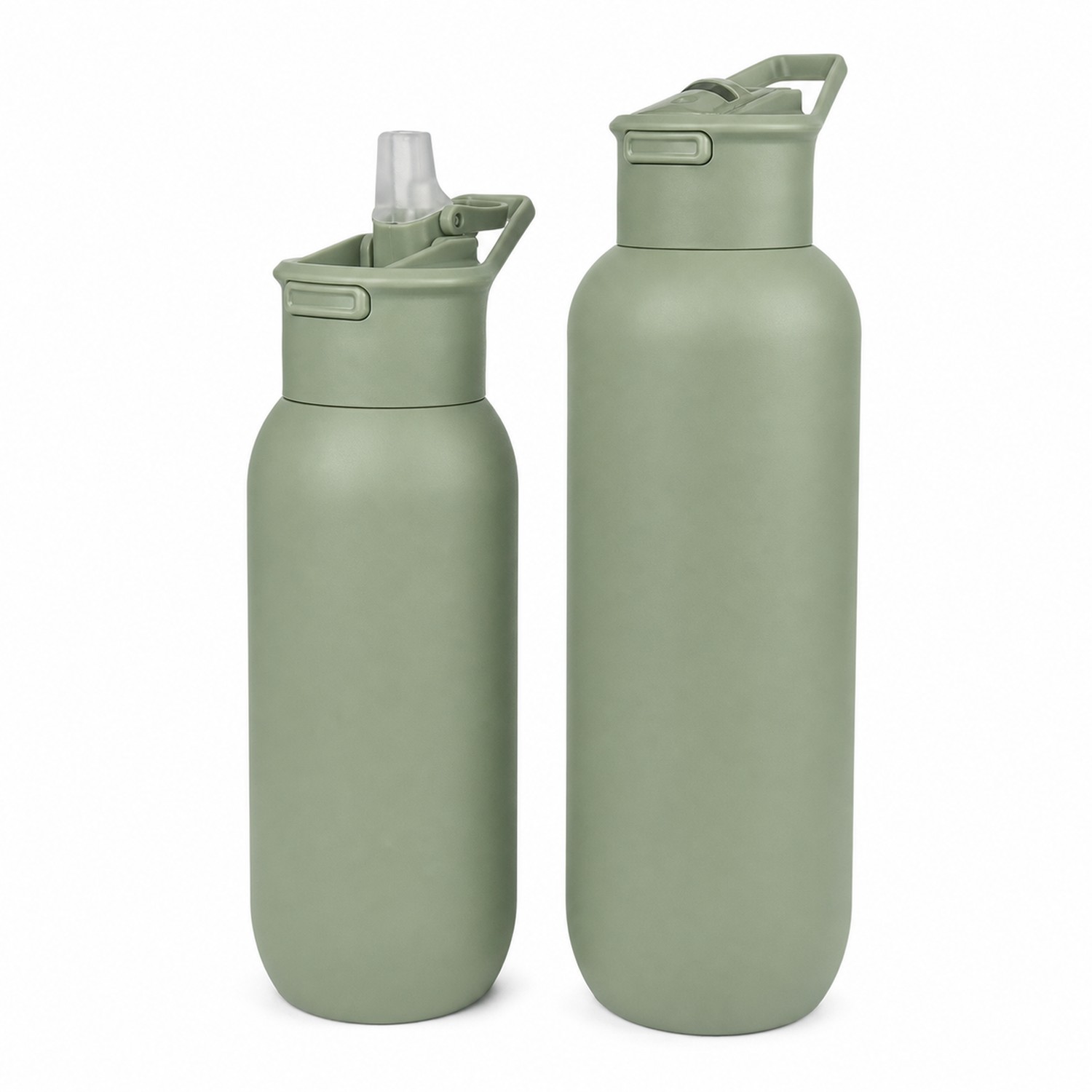 Stainless Insulated Bottle With Straw Lid — view 2