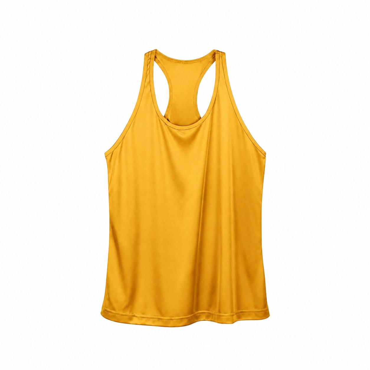 Ladies Racerback Polyester Performance Tank — Gold