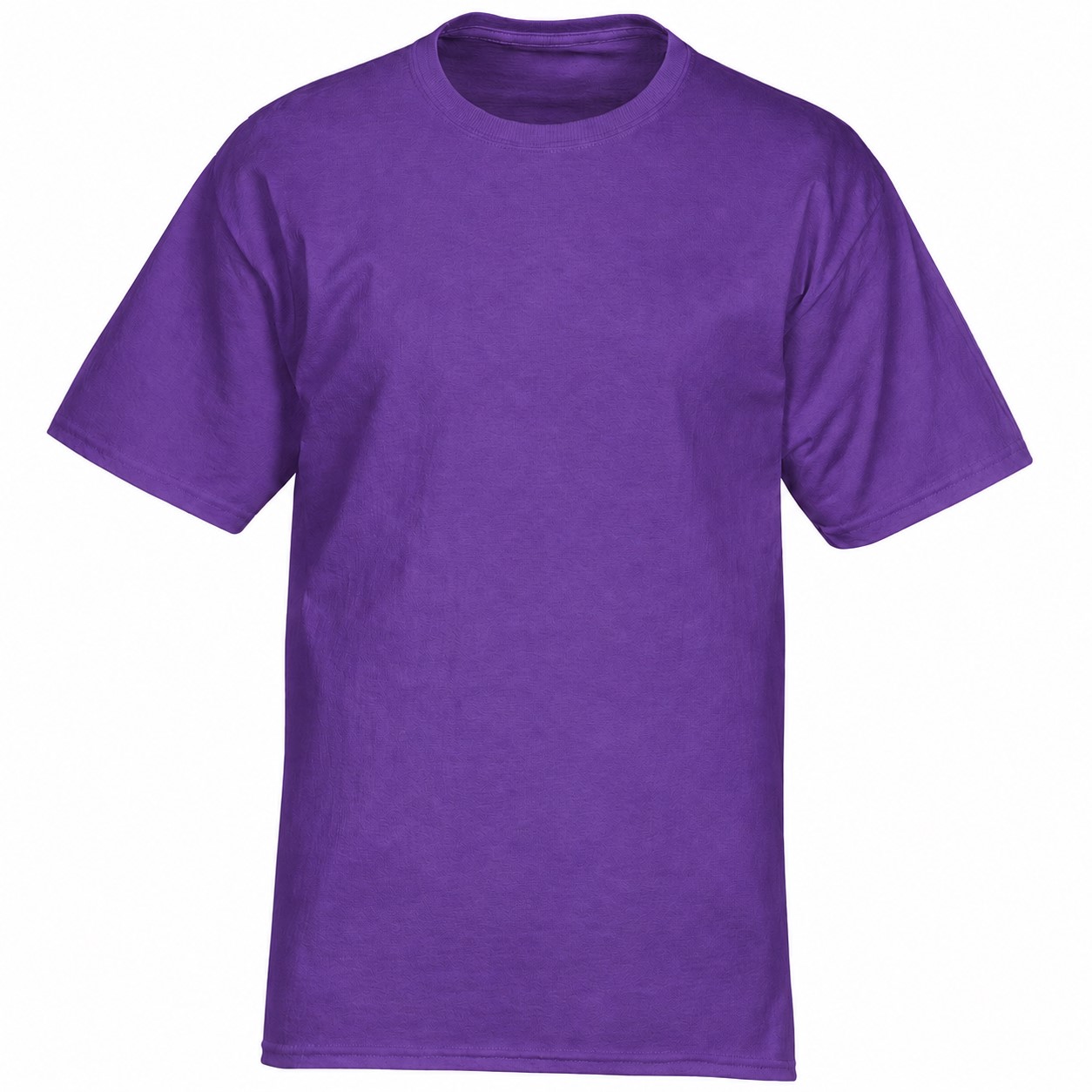 Authentic Cotton Screen T Shirt — Purple