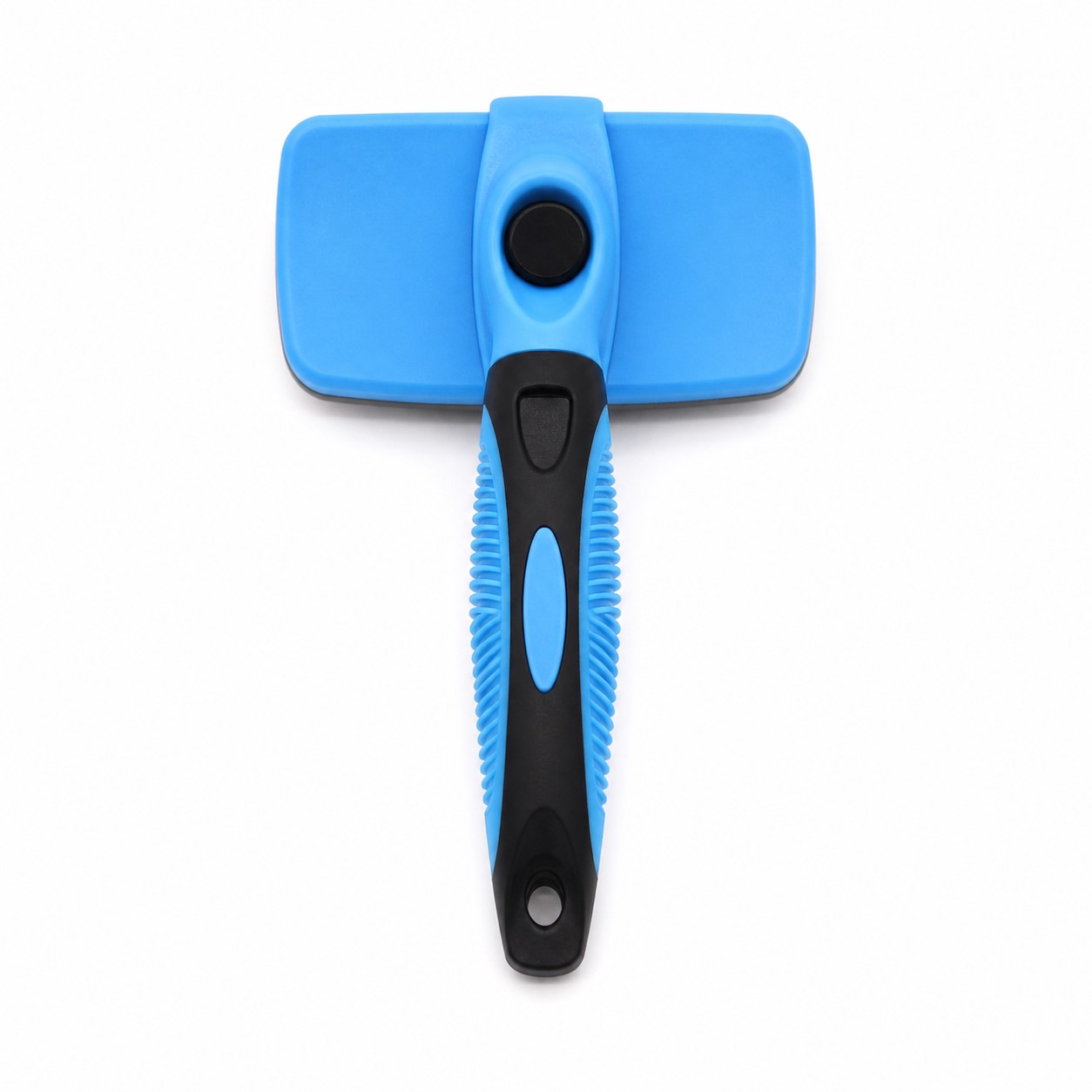 Push Button Stainless Steel Pet Grooming Brush — view 2