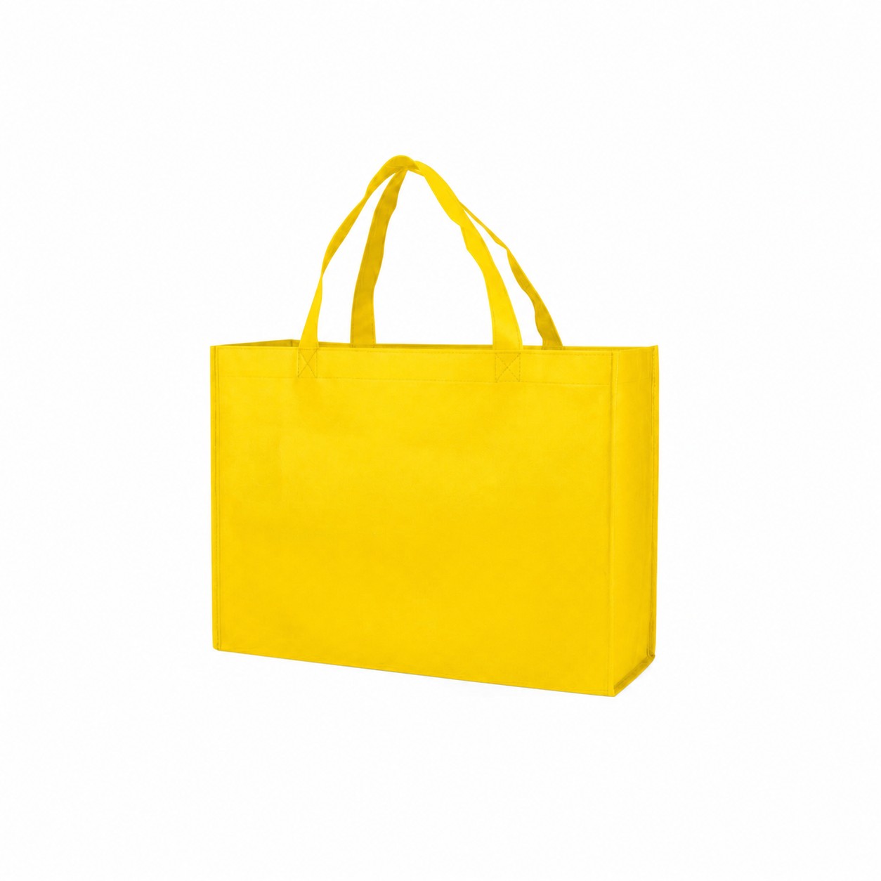 80GSM Non-Woven Shopping Tote Bag — Yellow
