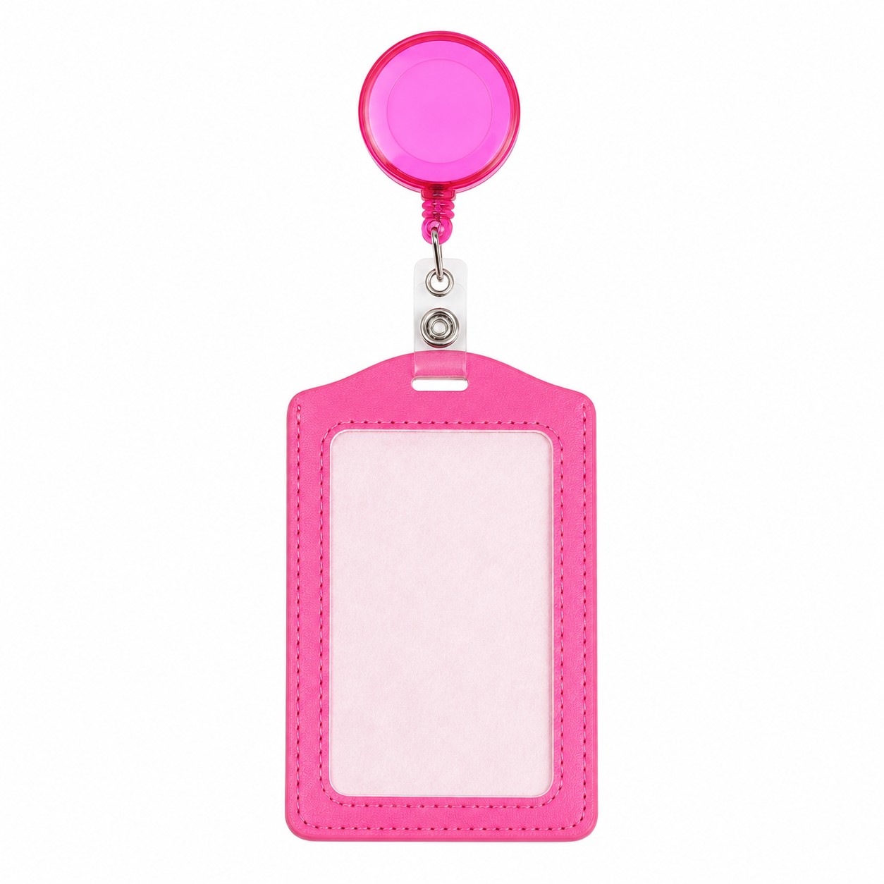 Waterproof ABS Badge Card Holder With Retractable Reel — view 2